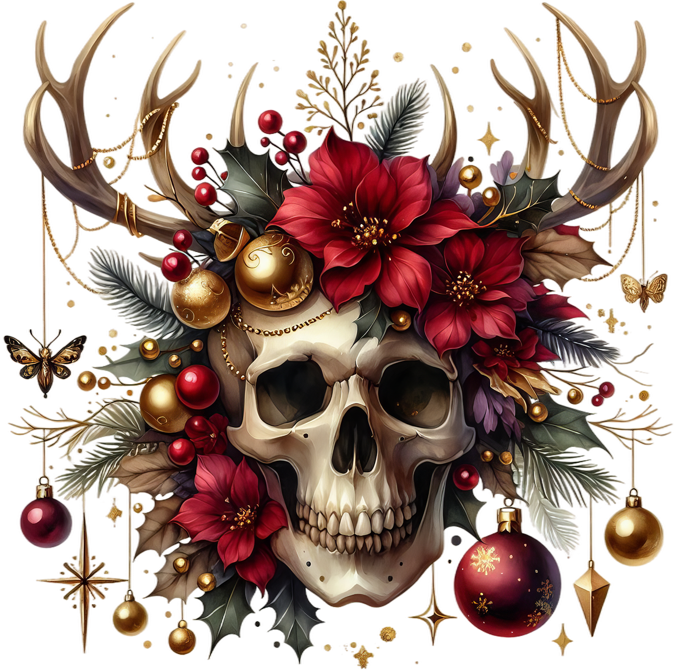 Christmas skulls 3