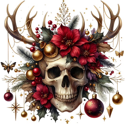 Christmas skulls Design