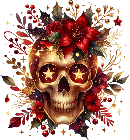 Christmas skulls Design