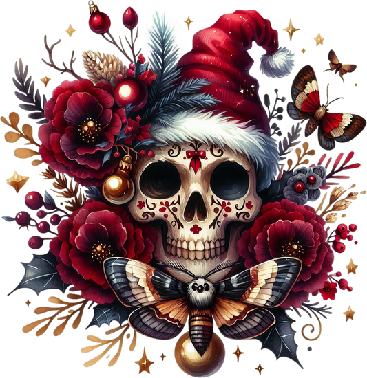 Christmas skulls Design