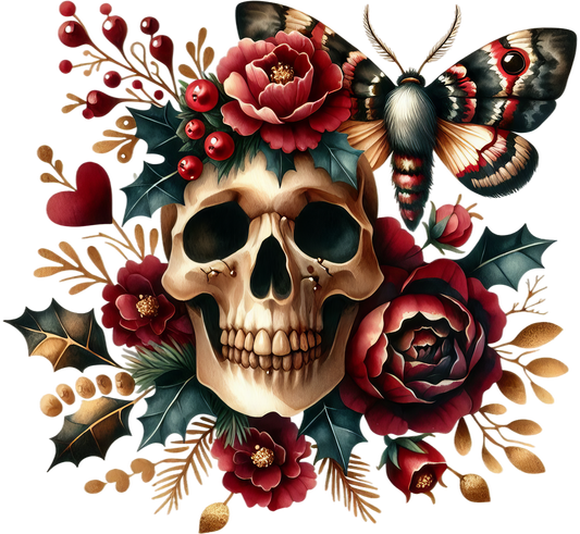 Christmas skulls Design