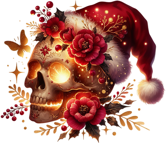 Christmas skulls Design