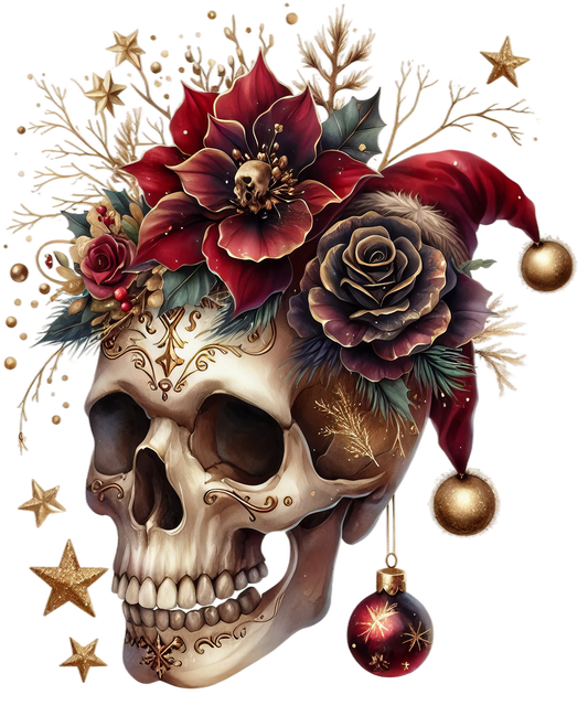 Christmas skulls Design