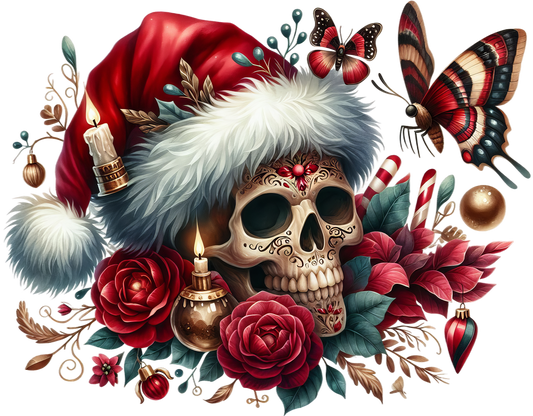 Christmas skulls Design