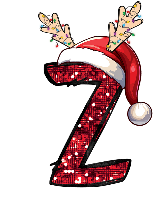 Christmas Alphabet Design..Z