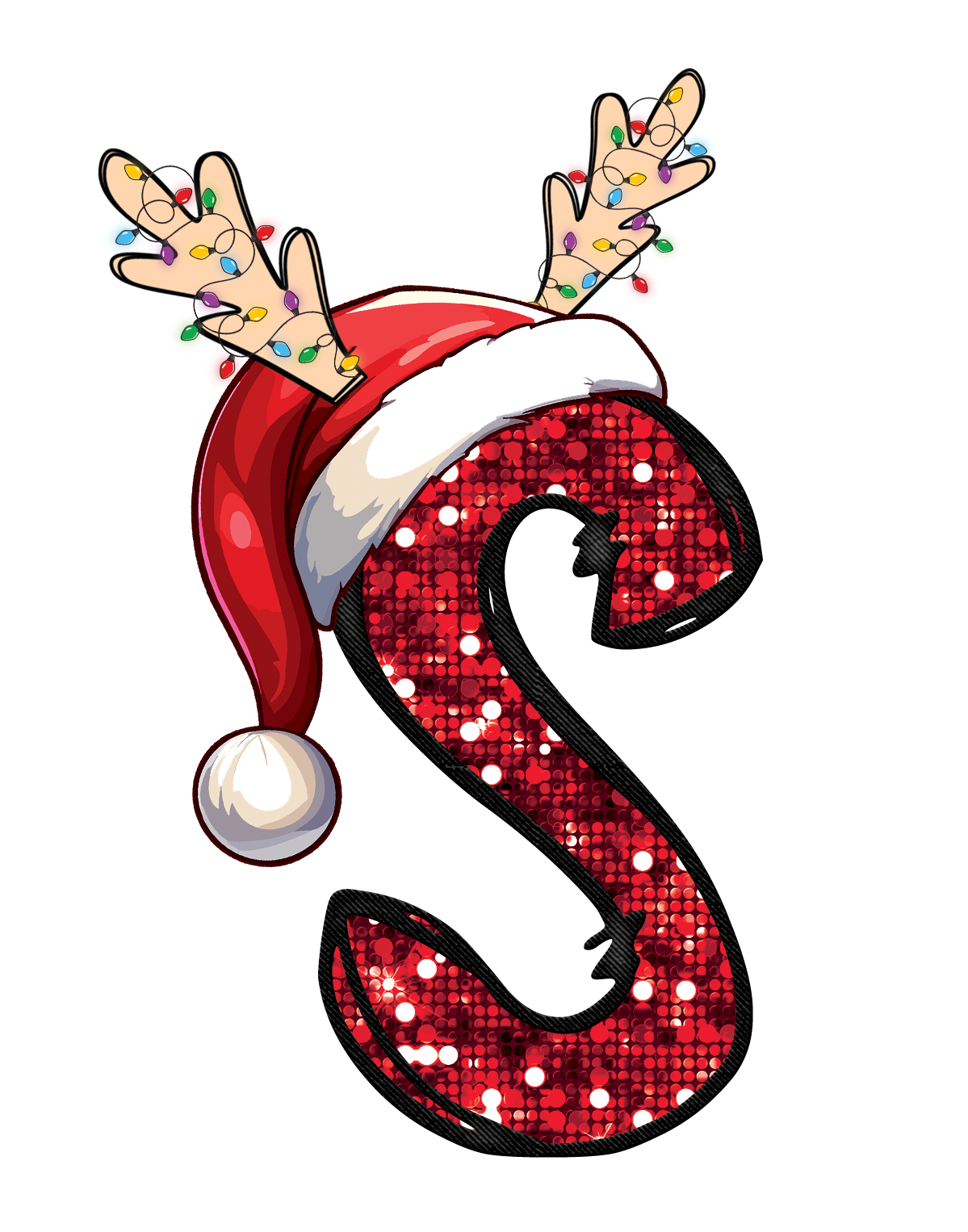 Christmas Alphabet Design..S