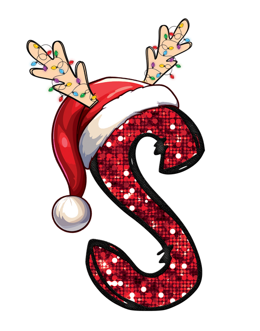 Christmas Alphabet Design..S