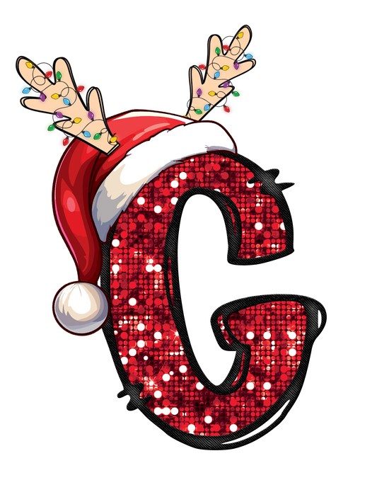 Christmas Alphabet Design..G