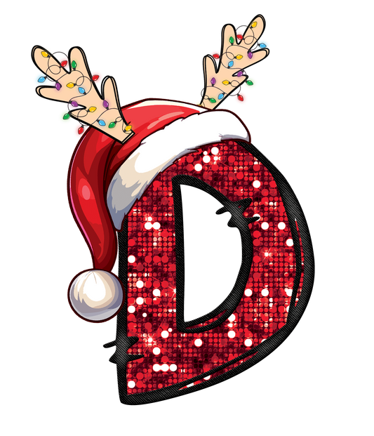 Christmas Alphabet Design..D