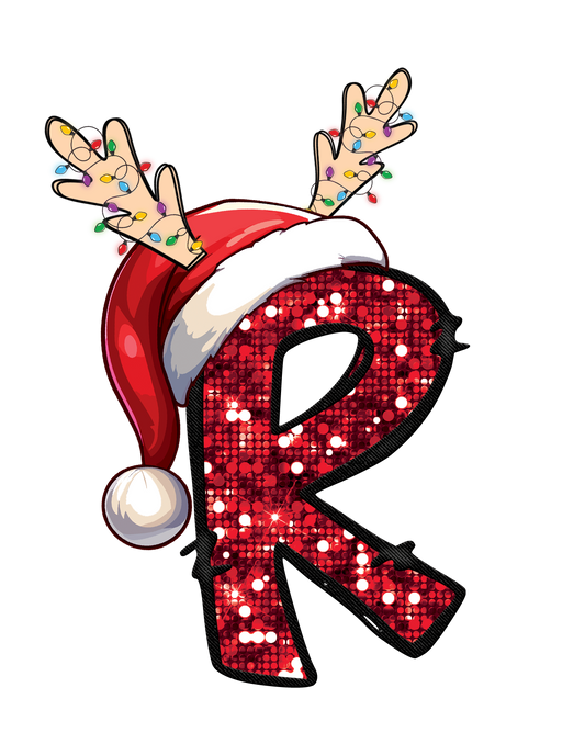 Christmas Alphabet Design..R