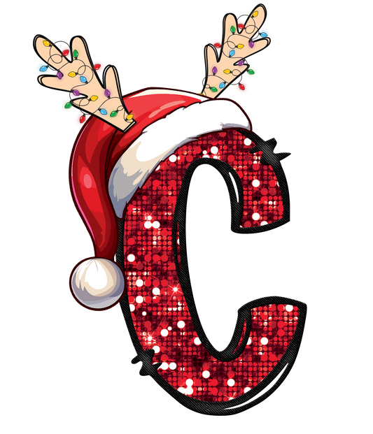 Christmas Alphabet Design..C