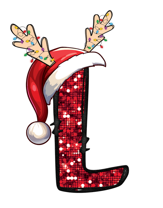 Christmas Alphabet Design..L