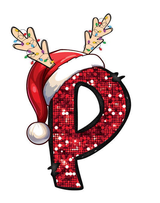 Christmas Alphabet Design..P