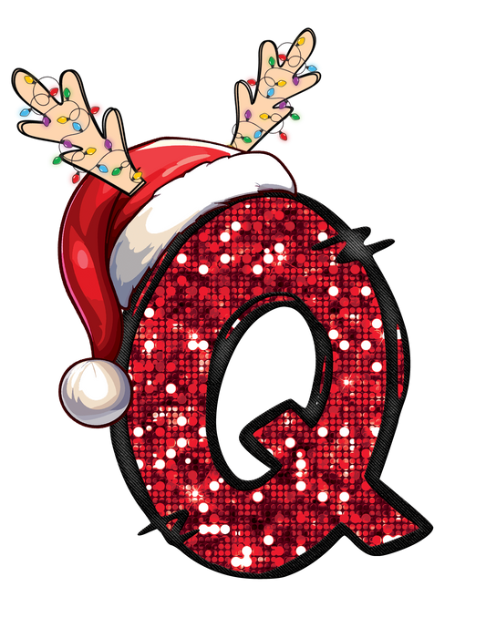 Christmas Alphabet Design..Q