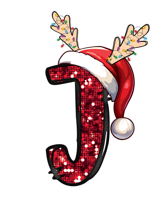 Christmas Alphabet Design..J