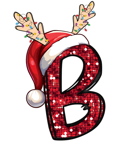 Christmas Alphabet Design..B