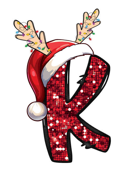 Christmas Alphabet Design..K