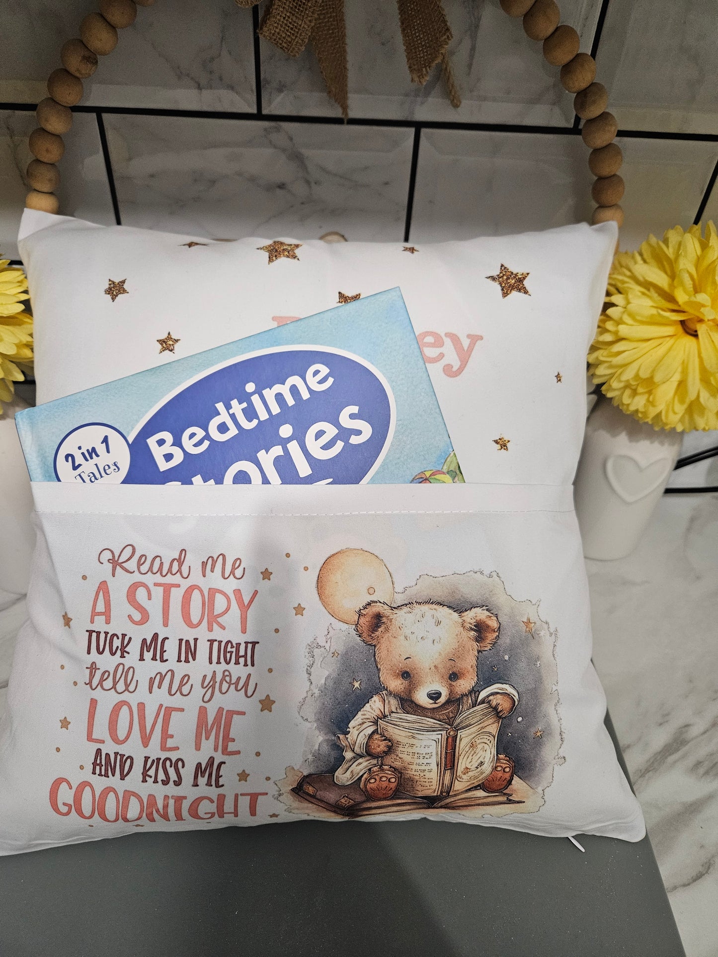 Bedtime story pillow.